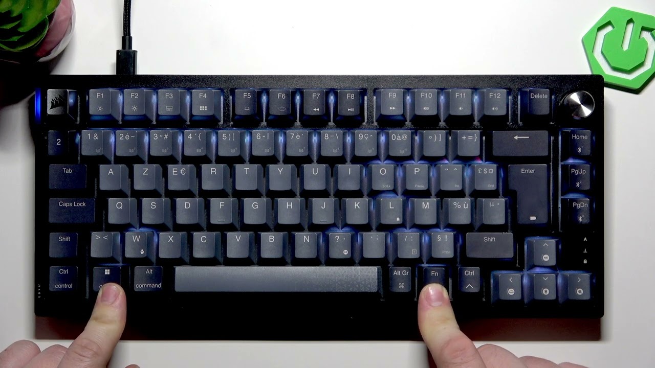 Corsair K65 Plus – Как активировать режим PlayStation