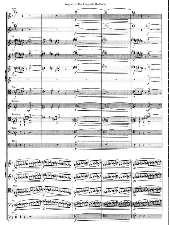 Wagner. Der Fliegende Holländer. (El holandés errante) Ouverture
