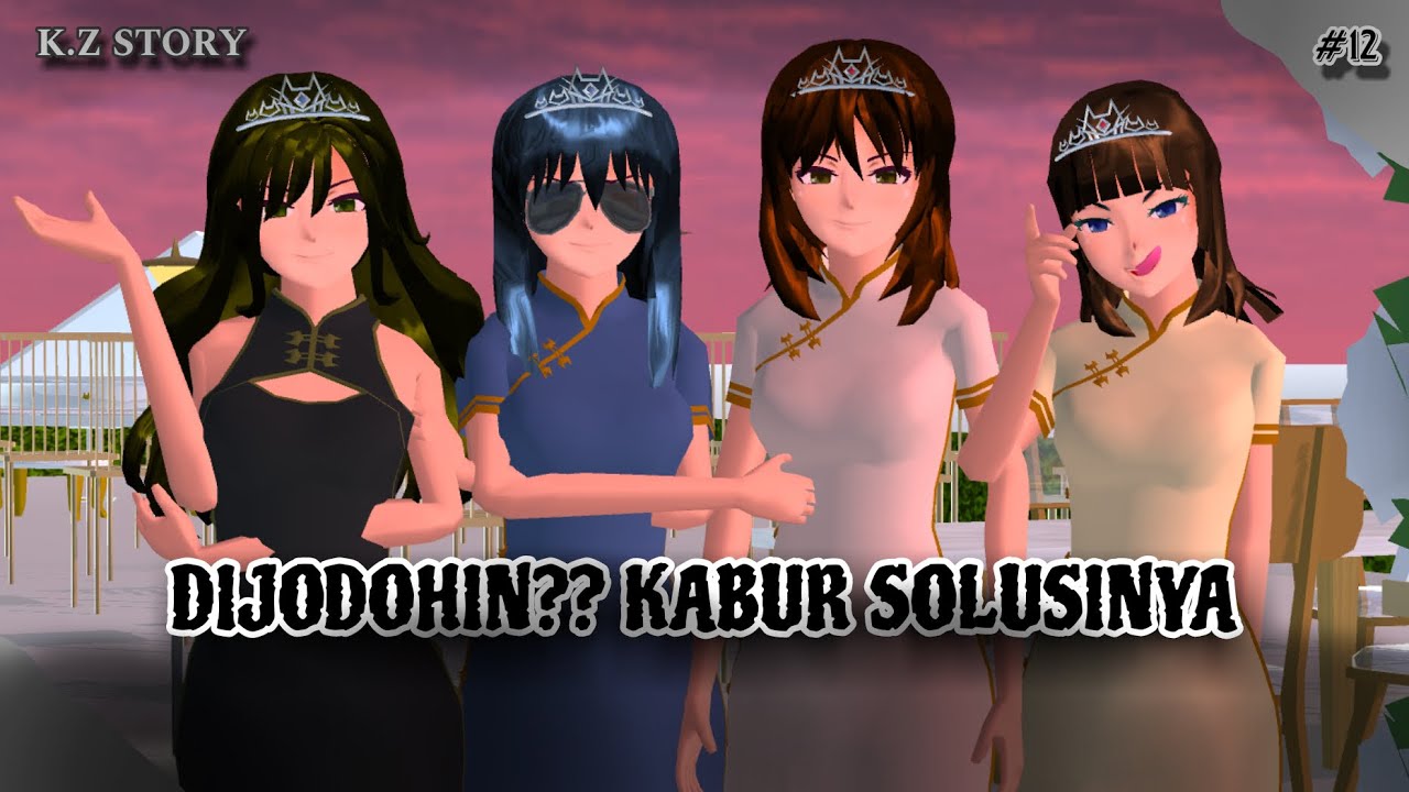 K.Z STORY #12 ||PERTUNANGAN ||SAKURA SCHOOL SIMULATOR DRAMA