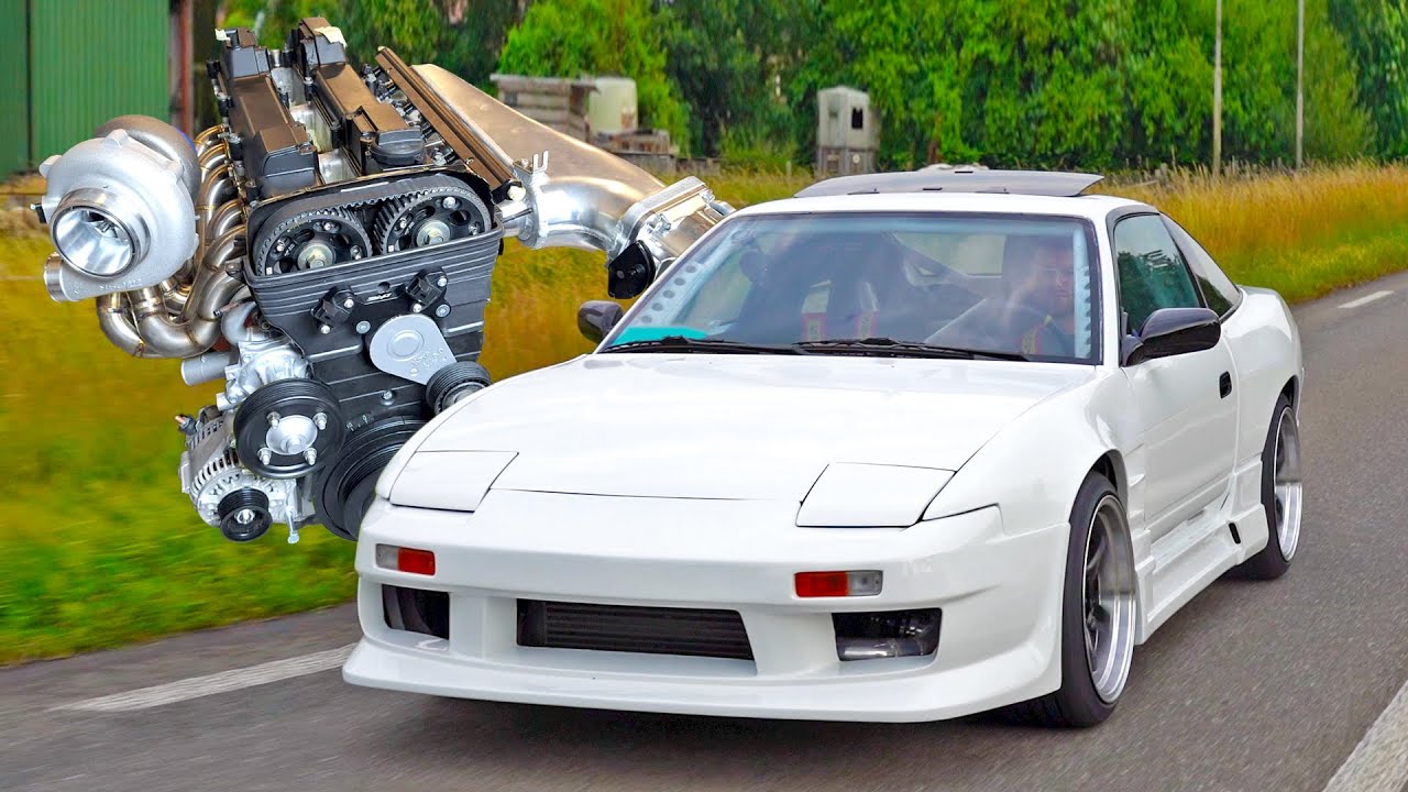 turbo 2JZ in Nissan 240SX bouwen