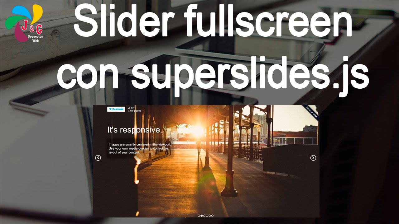 Slider a pantalla completa(fullscreen) con superslides.js
