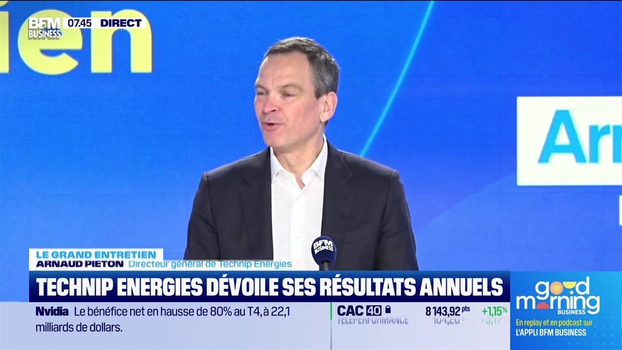 Le Grand entretien : Technip Energies d&eacute;voile ses r&eacute;sultats annuels