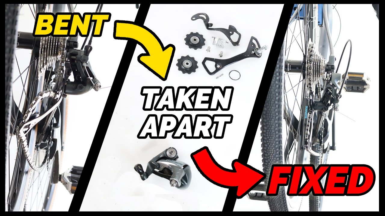 Replace a bent rear mech cage at home on your Shimano derailleur!