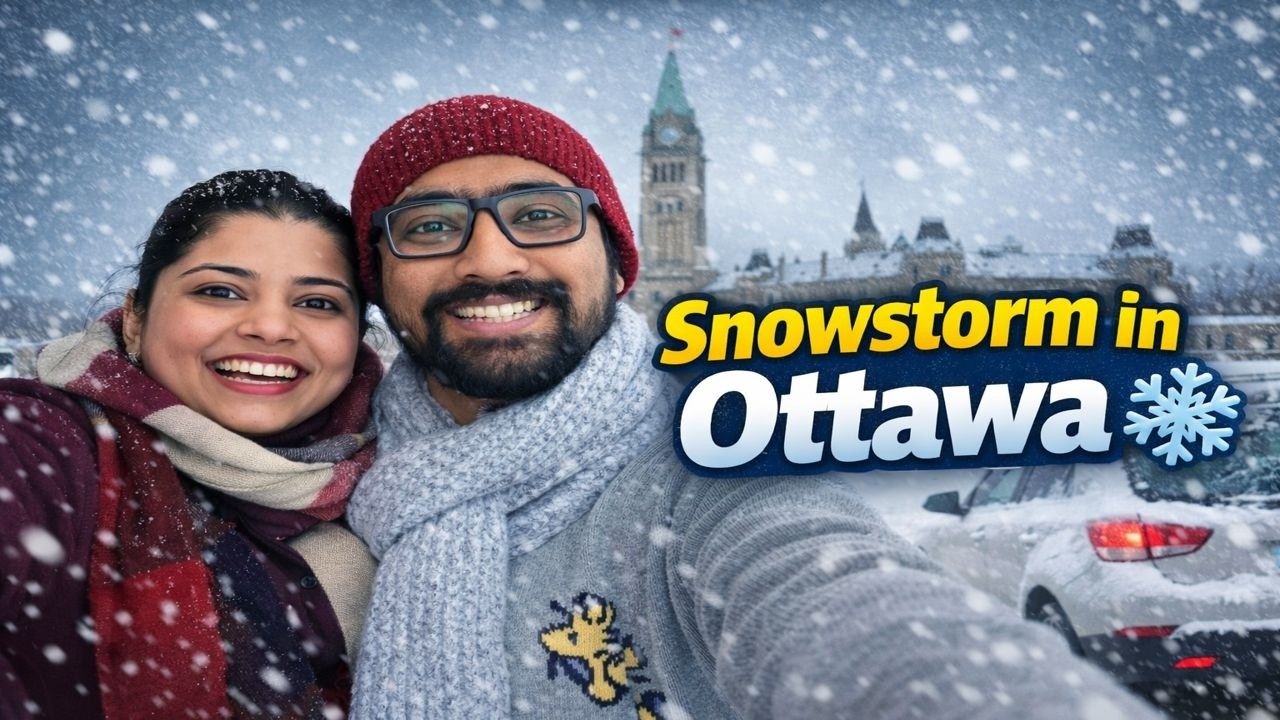 Snowstorm, Road Trip & Us ❄️ | Ottawa Couple Travel Vlog