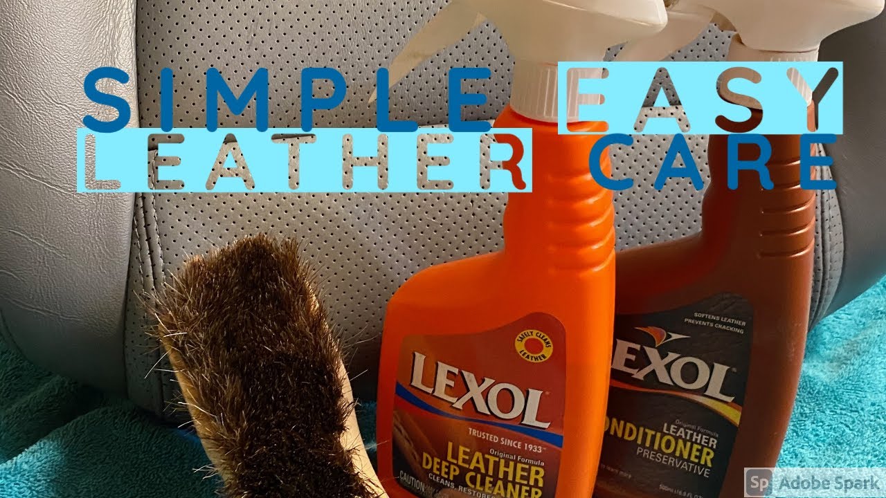 Simple & Effective Leather cleaning for automotive leather (Also affordable).