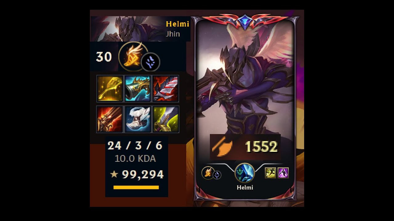 DOOM BOTS! - VEIGAR'S CURSE! - 1500 AD JHIN - Super scaling lvl30 - 24/3/6