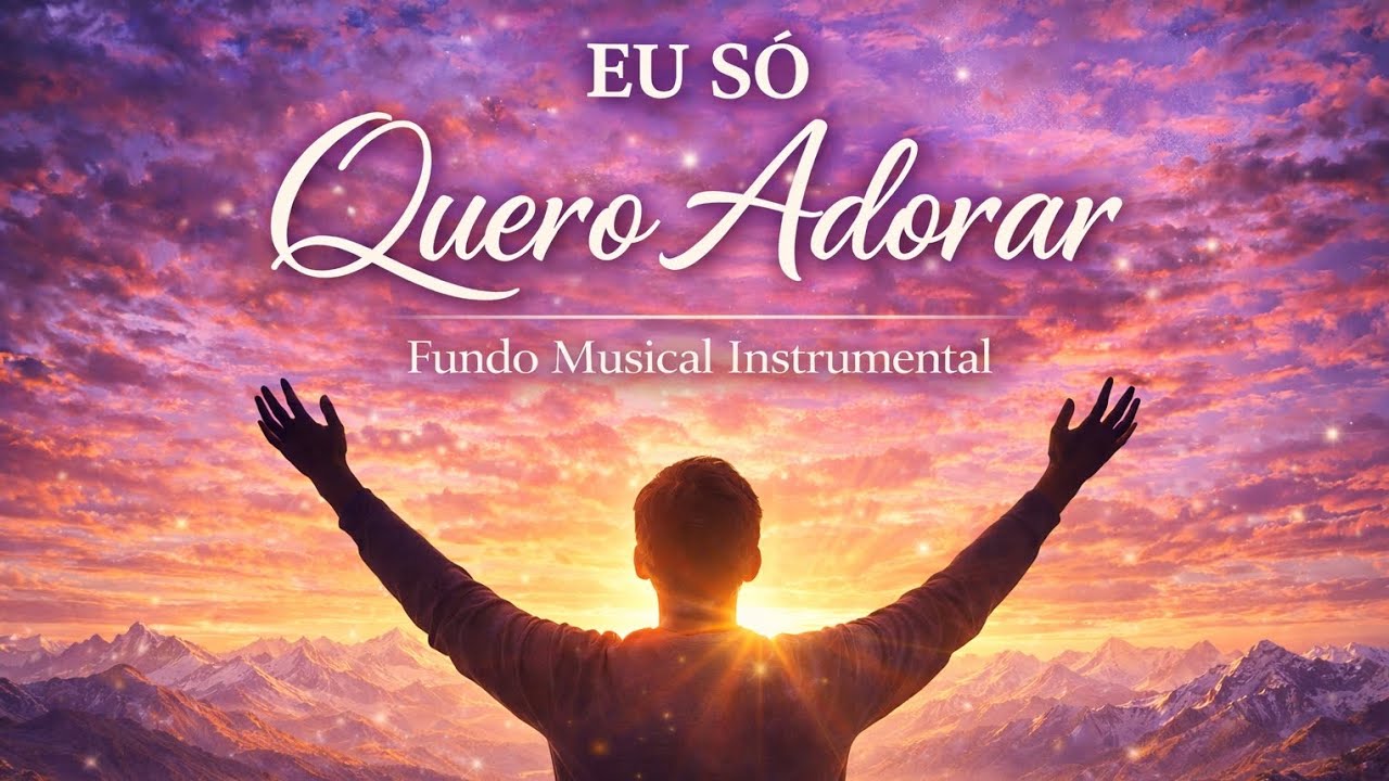 Fundo musical instrumental - Eu só quero adorar | Para oração, pregação e devocional ❤️‍🔥