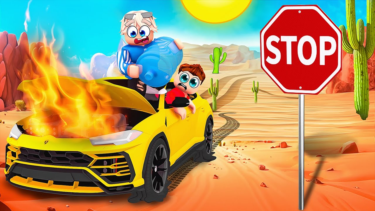 Wir FINDEN ein GEHEIMES AUTO in einer STAUBIGEN REISE! (Roblox)