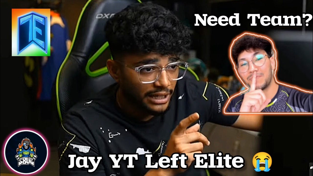 🚨 JAY YT LEFT ELITE REVEALED | Jay YT React On Nivesh And Iconic | Aura Gaming React On vipar |