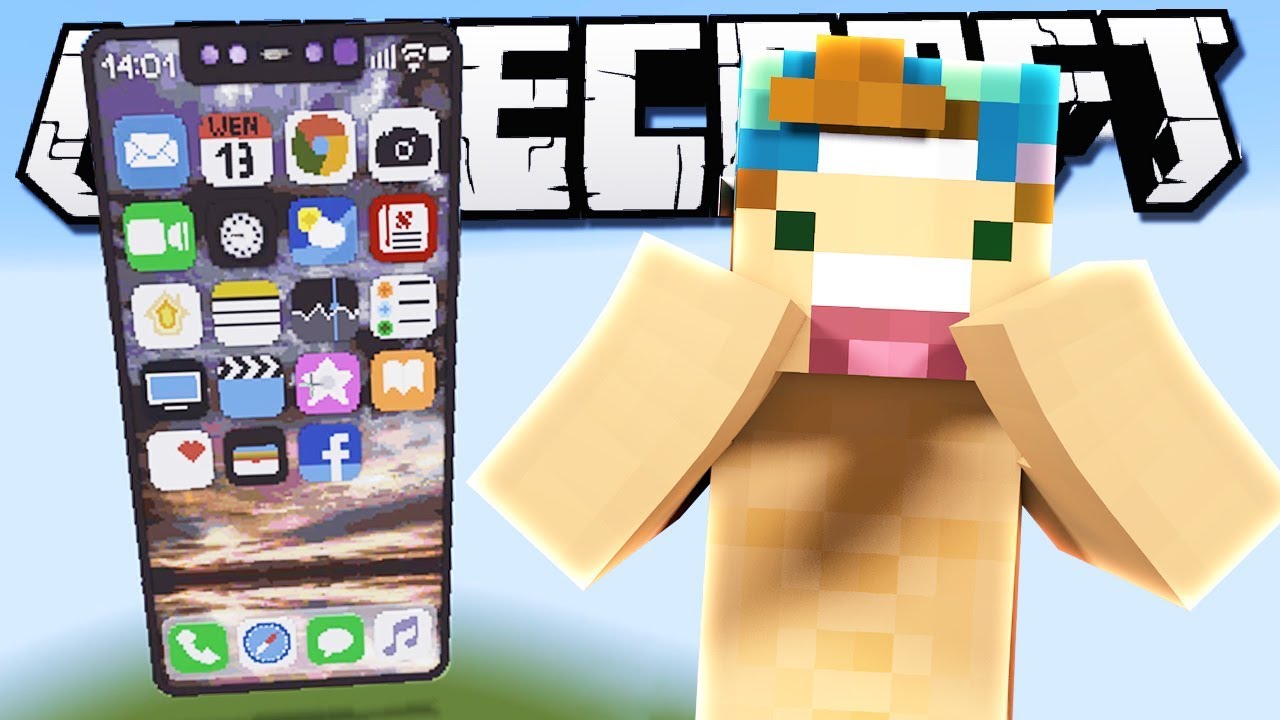 THE IPHONE X IN MINECRAFT!?