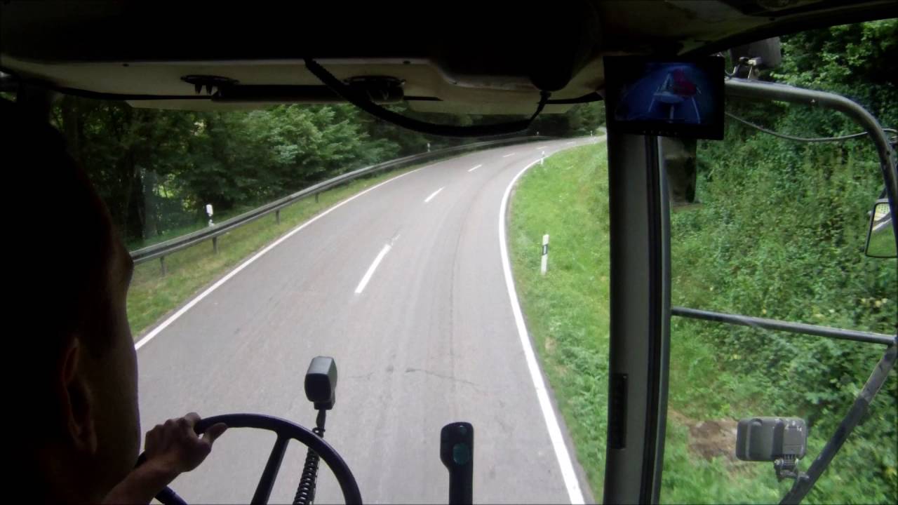 Claas Lexion 460 Straßenfahrt