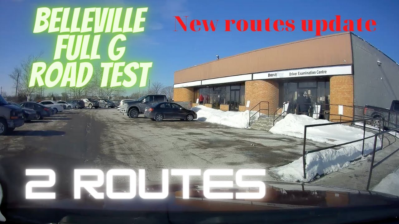 Belleville Full G road test - 2 routes - New routes update .