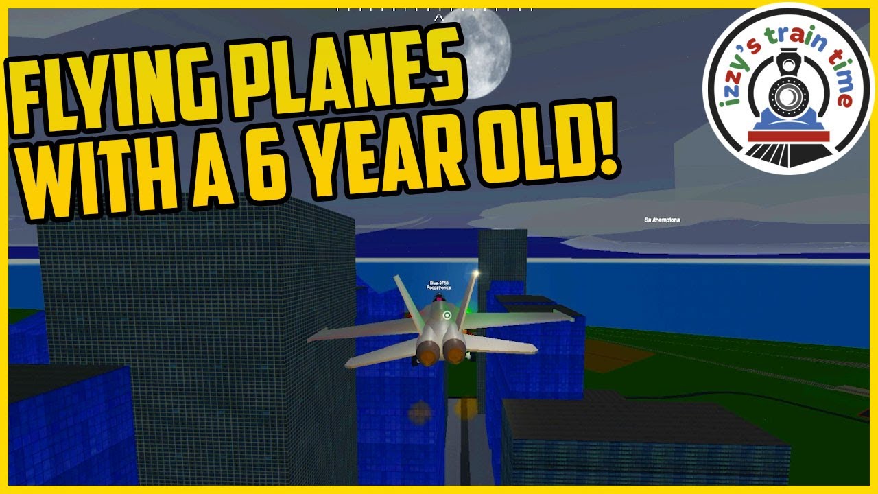 FLYING PLANES..WITH A 6 YEAR OLD! Roblox Flight Simulator!