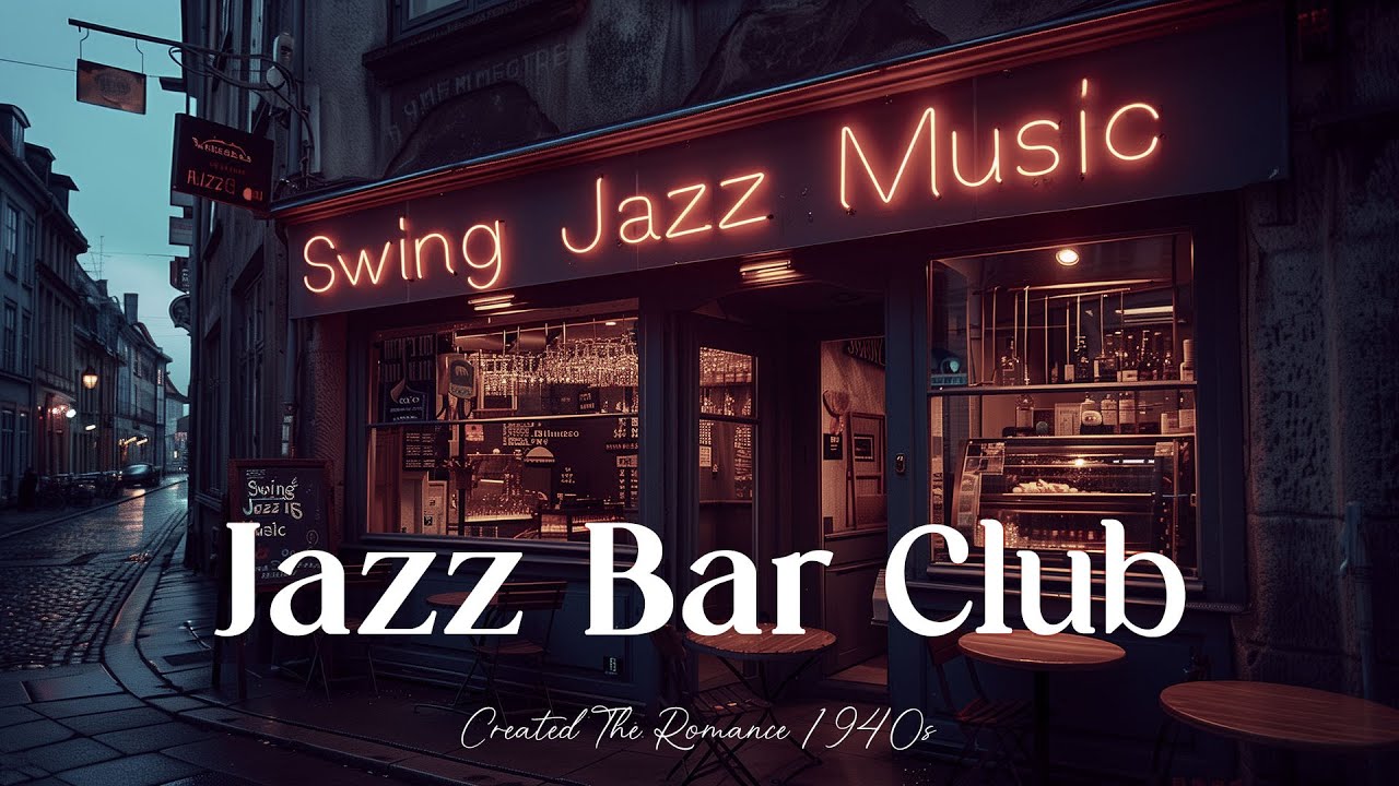 Experience The Swing Jazz Bar Club 🎷A Journey Back To The 1940s✨[Jazz,Swing Jazz,Jazz Club,Jazz Bar]