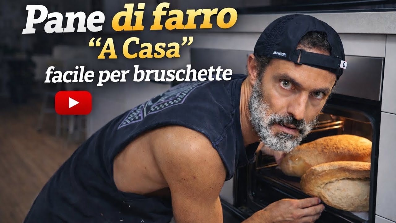 Pane di farro facile per bruschette