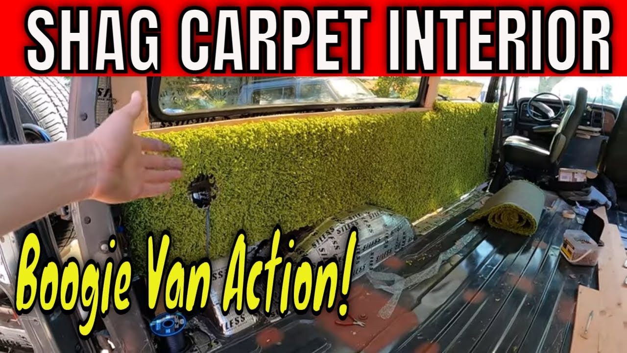 Full Custom Van Interior.  It's Shagtastic!