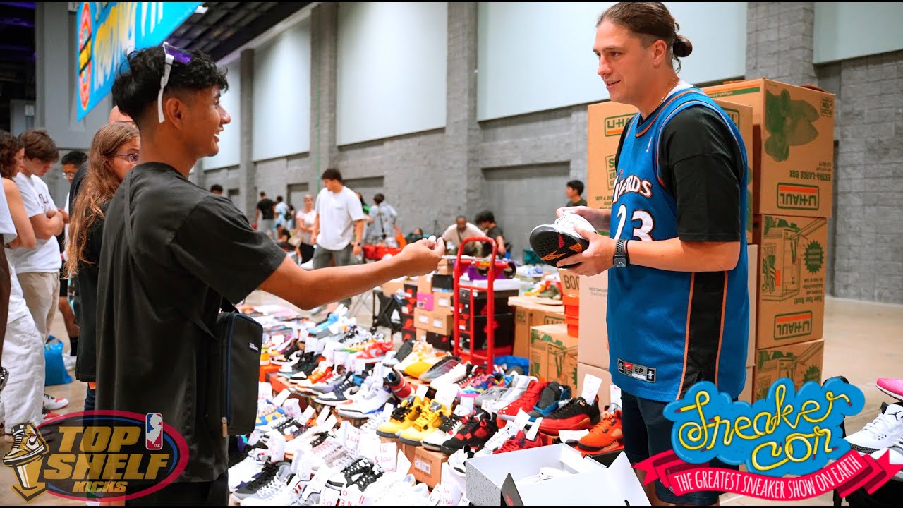 FREE OR $50?FINESSED HIM FOR UNRELEASED SNEAKERS?!SPENDING OVER $1K ON JORDAN PE'S AT SNEAKERCON DC!