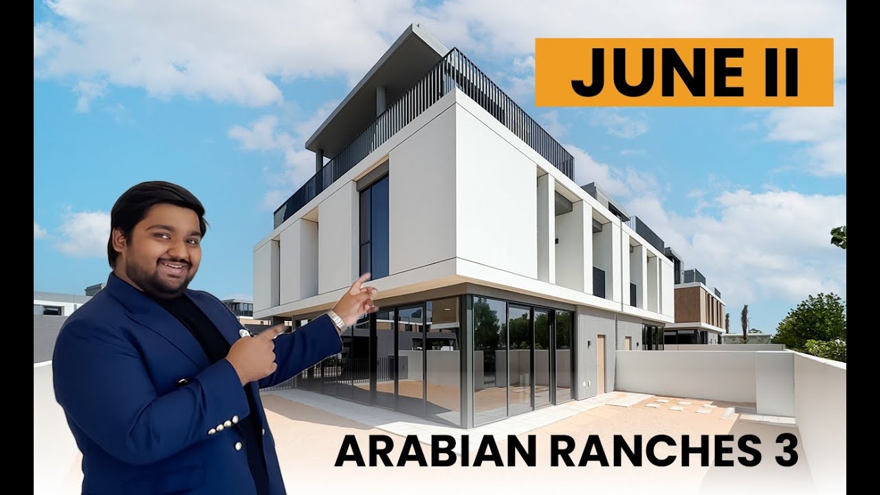 First June 2, 4 bed Villa tour in Arabian Ranches 3!