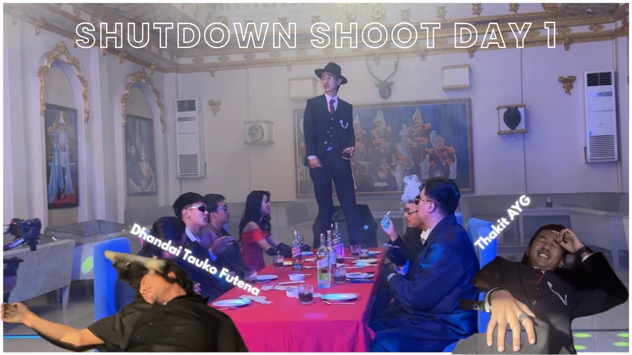 SHUTDOWN - AYG | SHOOT DAY 1 | Music Video BTS | Dhandai Tauko Futena