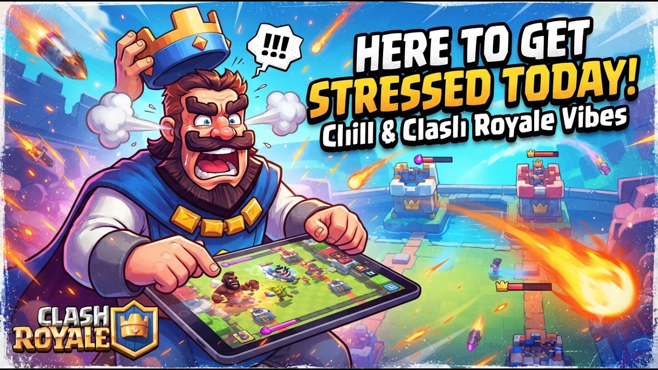 ​💣 Here to Get Stressed Today: Chill & Clash Royale Vibes | Live Stream
