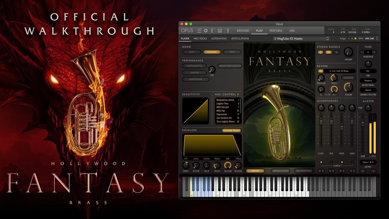 EastWest「Hollywood Fantasy Brass」荘厳かつ大迫力のブラスサウンド【日本語字幕】