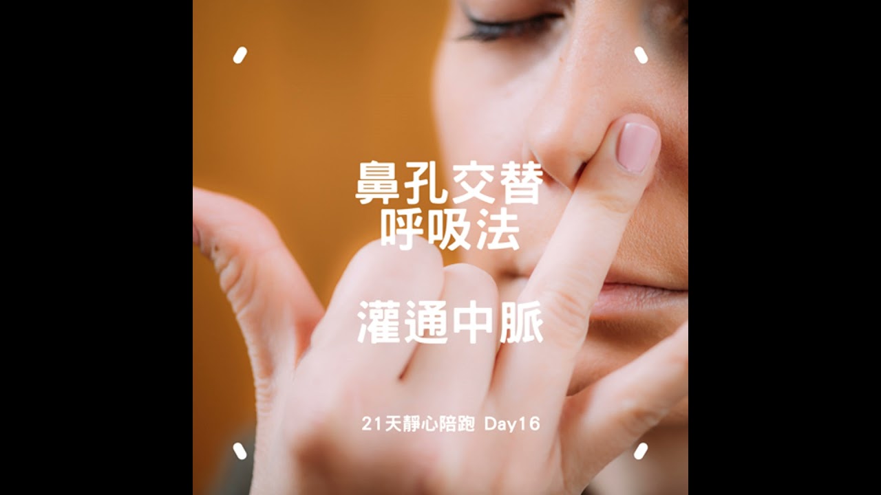 鼻孔交替呼吸法 ｜左右脈淨化找回內在的平衡與寧靜｜21 天靜心陪跑 Day 16