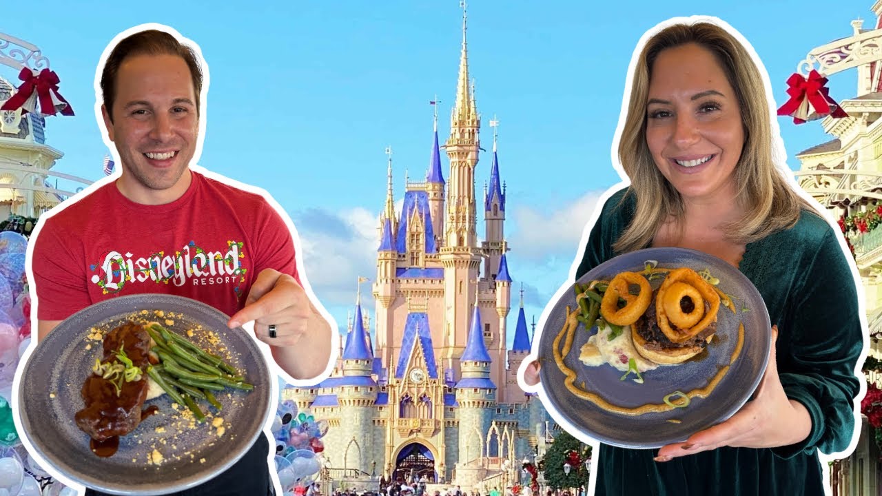 Праздники в Magic Kingdom начинаются раньше! НОВЫЕ праздничные блюда в ресторане Plaza, сувениры ...
