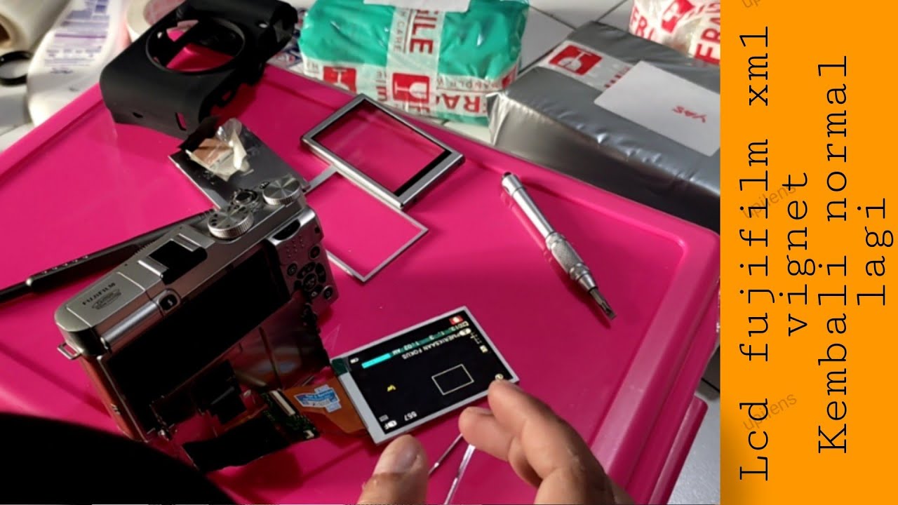 GANTI LCD FUJIFILM XM1 VIGNET kembali normal lagi