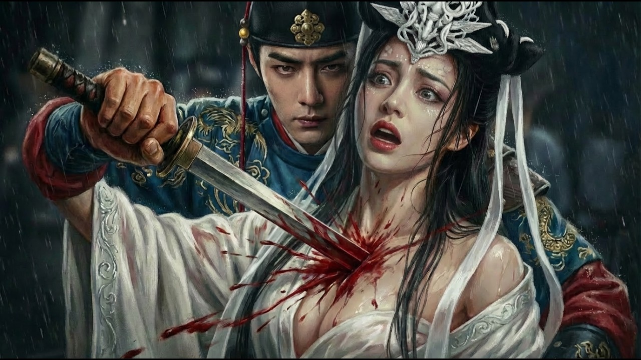 Fantasy Martial Arts: Seductive illusionist targets swordsman, but he sees through, stabs her.