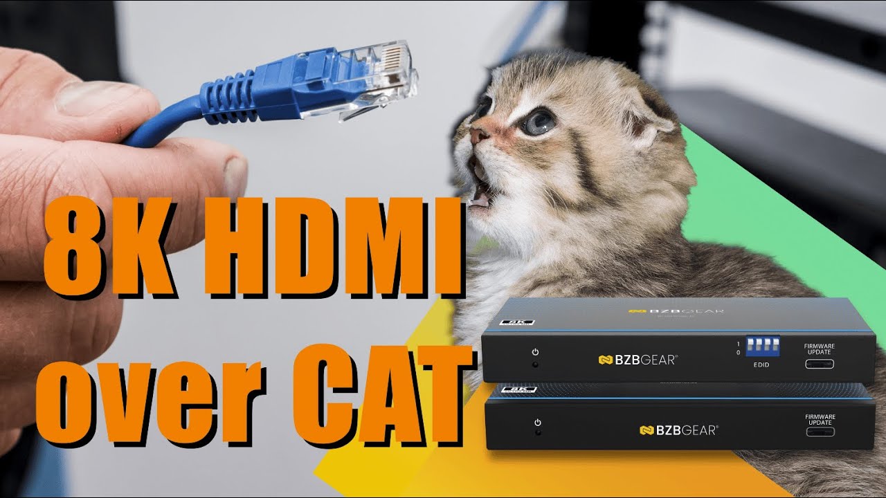How to Set Up the BZBGEAR 8K HDMI HDBaseT Extender - BG-EXH-8K150C