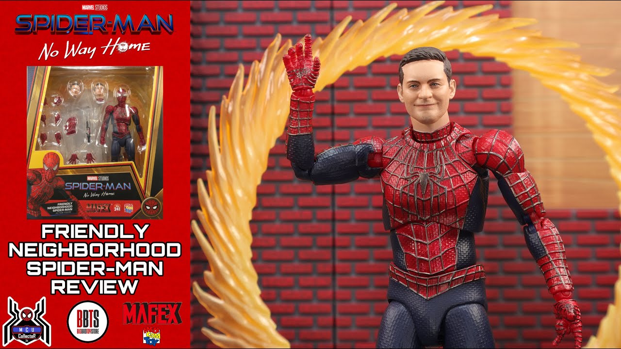 Mafex 241 FRIENDLY NEIGHBORHOOD SPIDER-MAN Tobey Maguire Marvel No Way Home MCU Movie Figure Review