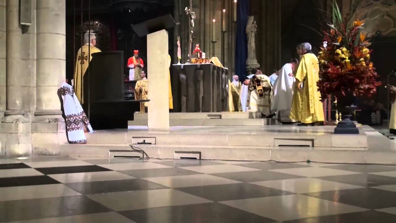 Notre Dame de Paris. Messe de rite byzantin -  2ème partie