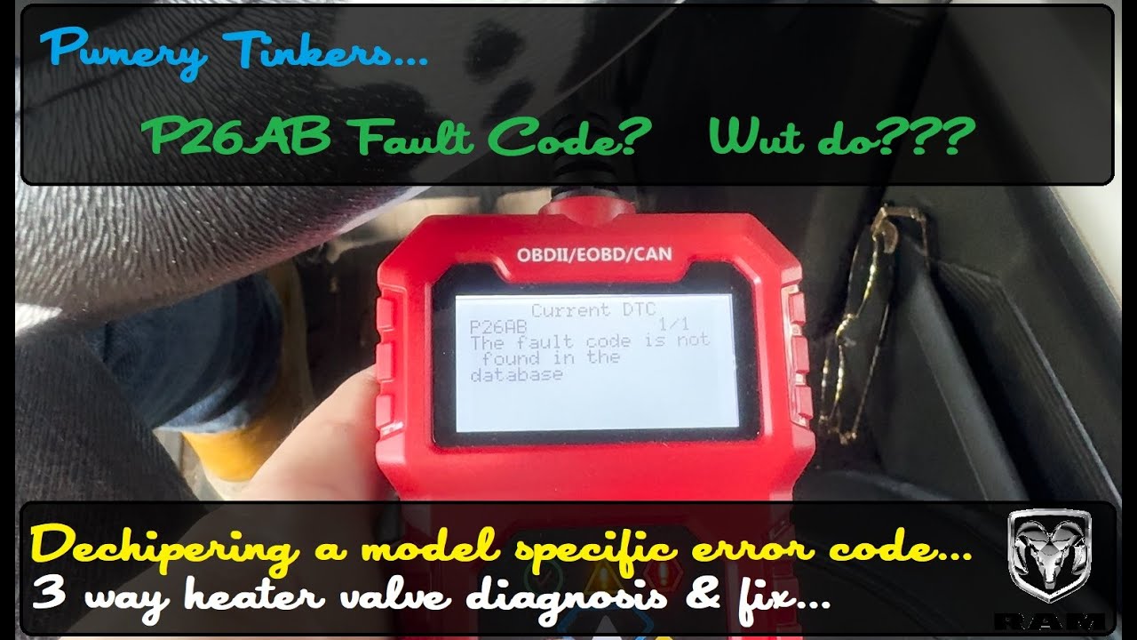 Pwnery Tinkers : 4th Gen Ram ECU Code - P26AB