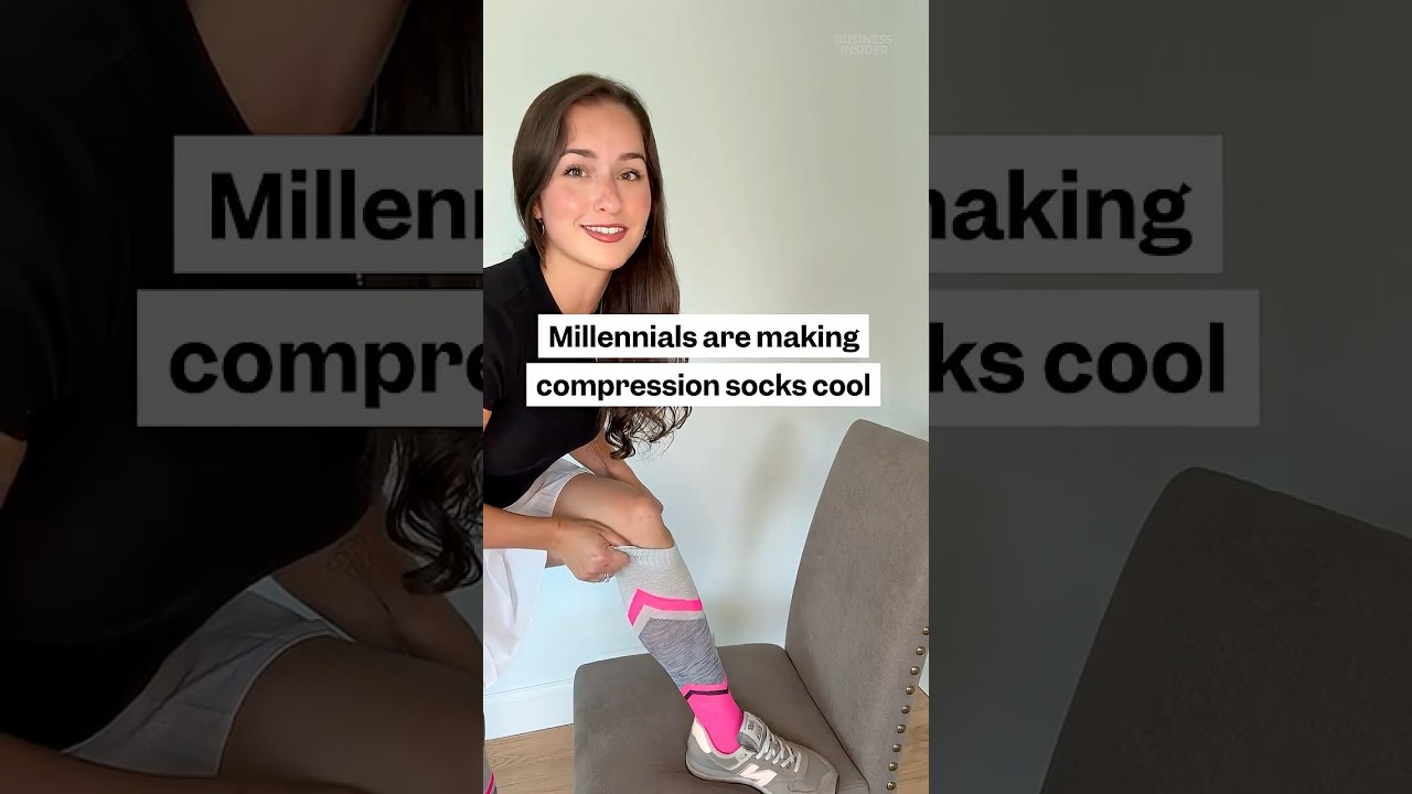Young people are making #compressionsocks #fashionable beyond just #medical and athletic use.