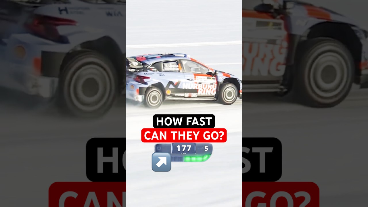 How Fast is a Rally Car on Snow? ☃️