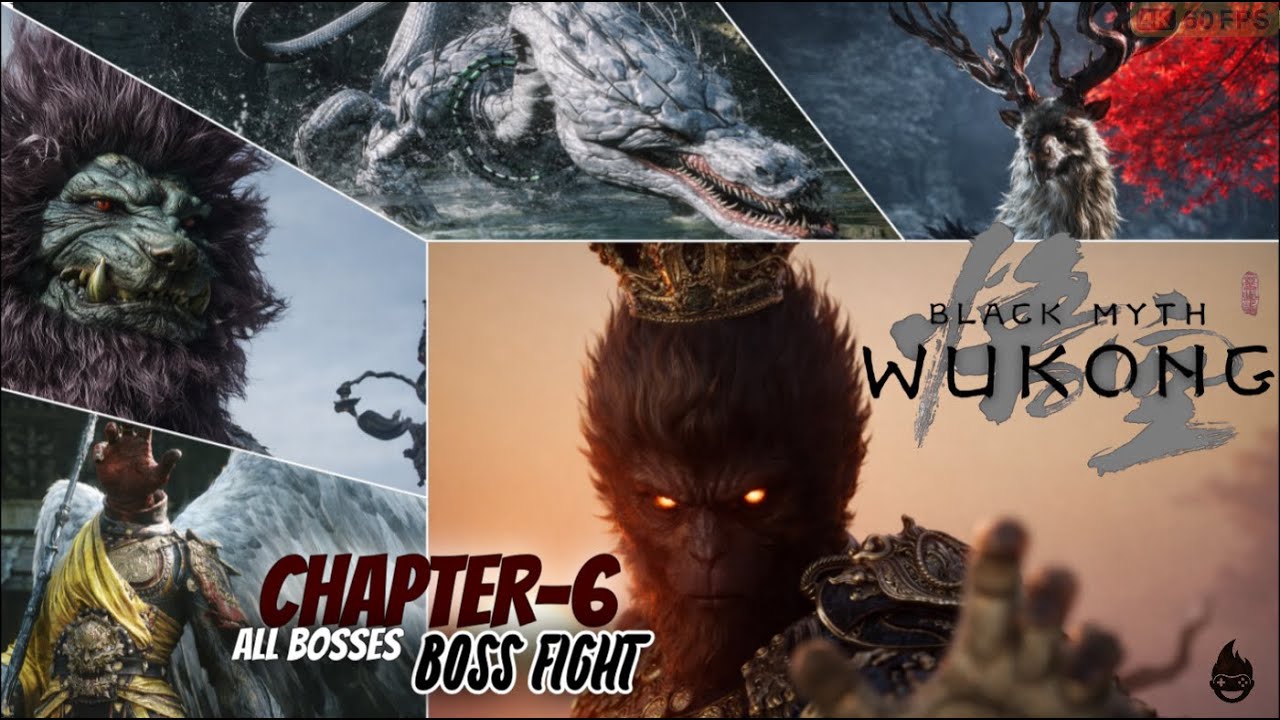 Black Myth: Wukong — All Chapter 6 Bosses & Mini Bosses | Locations,  Rewards & Strategy 4K60FPS