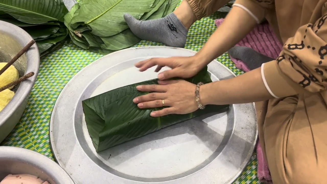 Hướng dẫn gói bánh chưng cổ truyền 4/2/2024( 25 Tết)