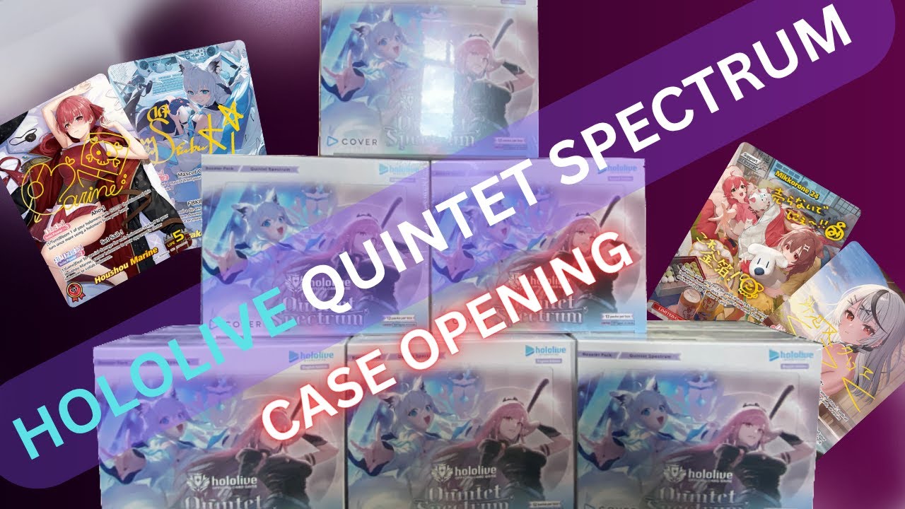 Hololive ENG OCG Quintet Spectrum Case Opening - PART 1