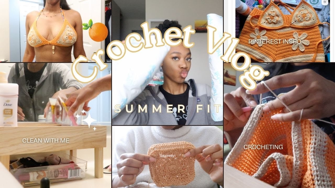 Let's Facetime! | Weekly Vlog, Crochet w me, Cleaning, Hobbii Haul, Storytime
