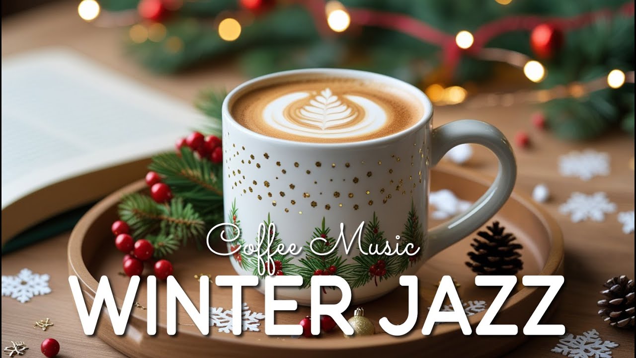 Happy Winter Jazz ☕ Morning Coffee Music with Relaxing Jazz & Bossa Nova Piano for Positive Mood