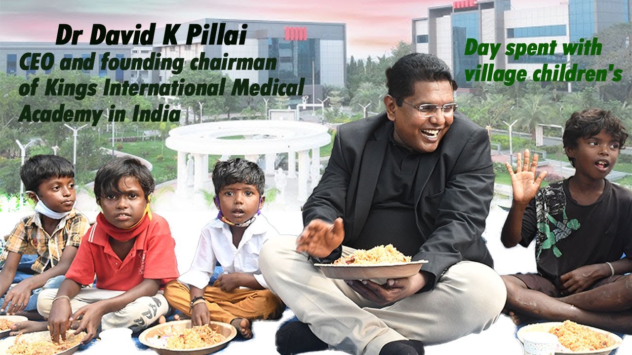 chicken biryani cooking with village people | Ceo David K Pillai Spends A Day With Village Children
