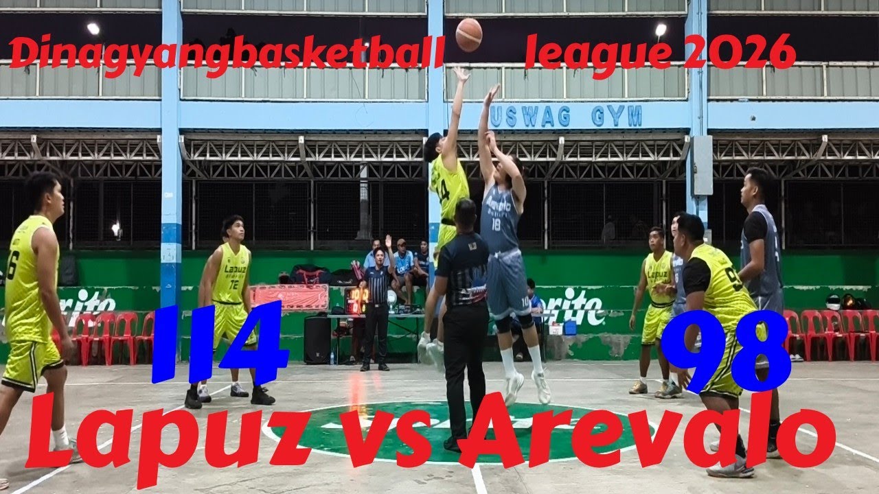 Lapuz vs Arevalo||dinagyang basketball League||inter district 2026||Arevalo Villa gym