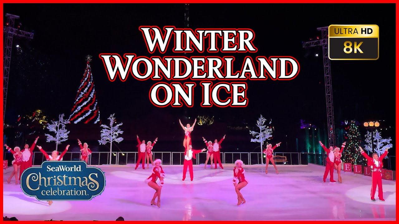 Winter Wonderland Ice Skating Show & Holiday Reflections Fireworks 🎄❄️ | Complete 8K Ultra HD