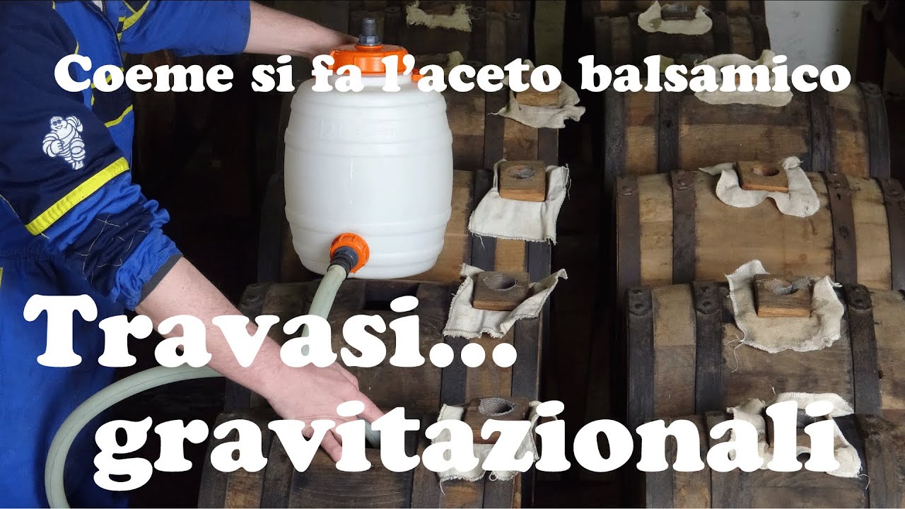 Aceto balsamico fatto in casa DIY #8 - Travasi... gravitazionali.