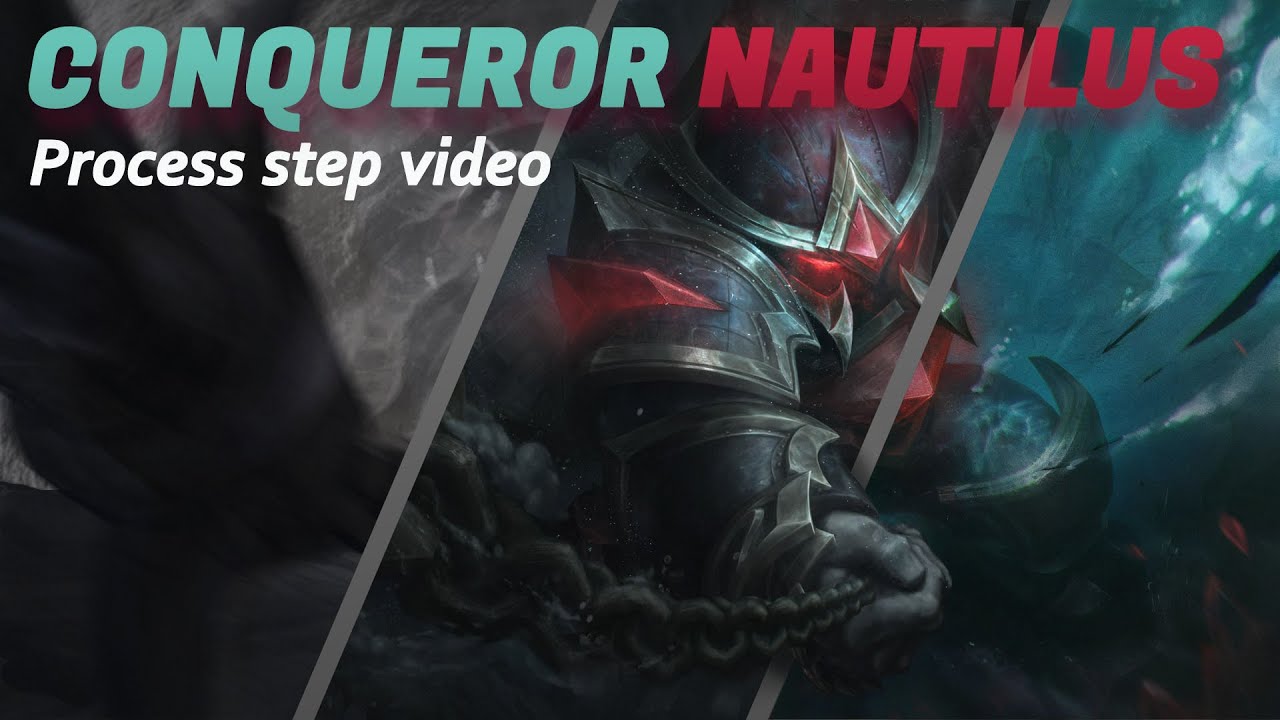 Conqueror Nautilus - splashart process video - LucasParolin