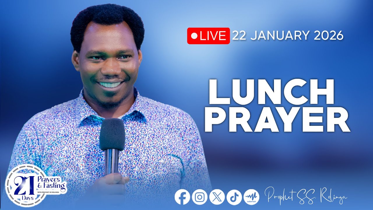 🔴LIVE​​​​​​​​​​​​​​​ MAOMBI YA MFUNGO WA SIKU 21 (LUNCH TIME PRAYER)  DAY 11 (JAN 22, 2026)