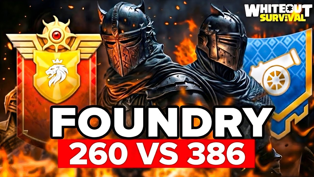 260 vs 386 Foundry Battle | Absolute Domination | Whiteout Survival