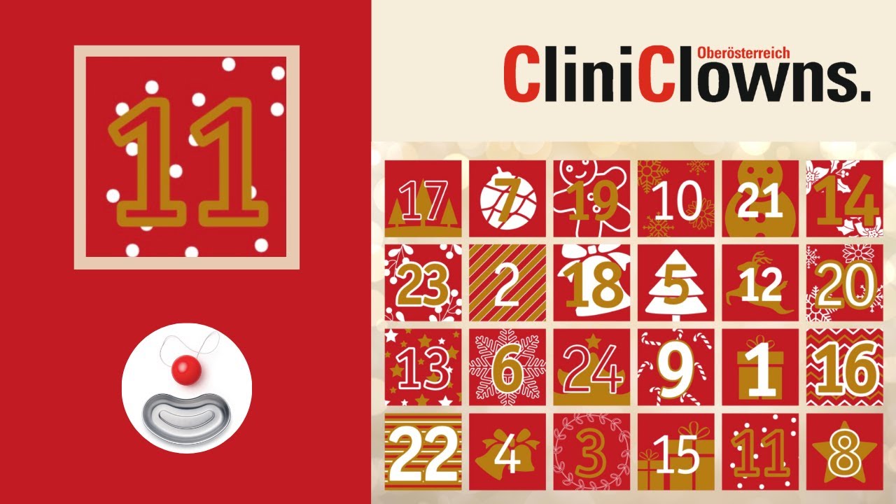 CliniClowns O&Ouml; Adventkalender 2023 - T&uuml;rchen 11