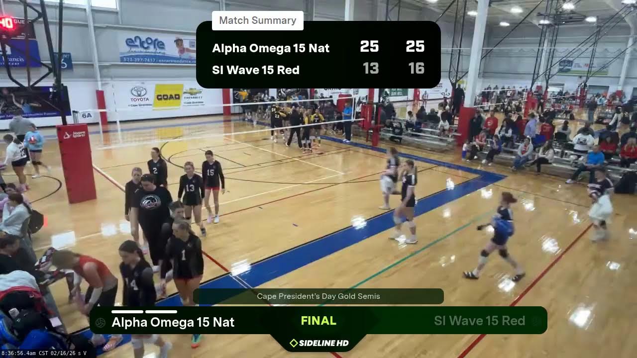 SI Wave 15 Red vs. Alpha Omega 15 Nat (2026.02.16)