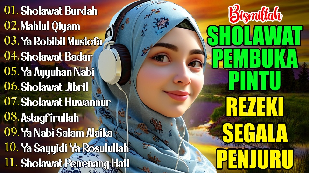 KUMPULAN SHOLAWAT TERBARU 2026 | SHOLAWAT PELANCAR REZEKI | Sholawat Jibril, Sholawat Badar, Nariyah